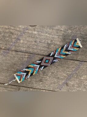 Handcrafted ‘Tree Star’ Seed Bead Bracelet